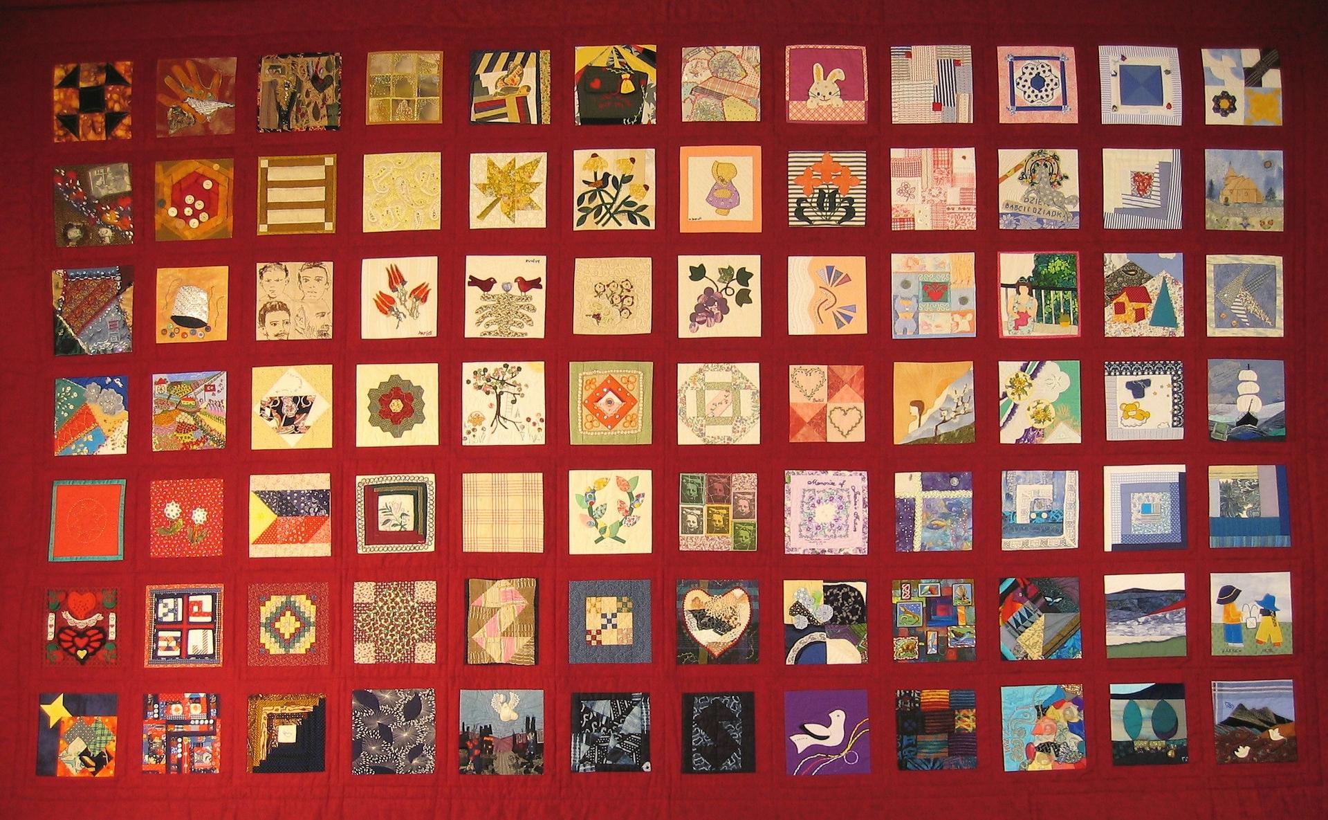 Bild über Memory-Quilt